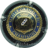 Capsule Mailly-Champagne Contour noir, cercle bleu foncé