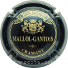 Capsule Mallol-Gantois Bernard Noir et or, sans le B