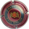 Capsule Malot Sadi Fond bordeaux, or