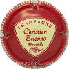 Capsule Etienne Christian Bordeaux et crème strié