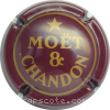 Capsule Moët et Chandon Bordeaux et or
