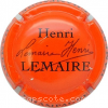 Capsule Lemaire Henri Orange et noir