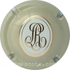 Capsule Roederer Louis Gris, fond blanc et or foncé