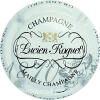 Capsule Roguet Lucien Fond blanc, lettres fines
