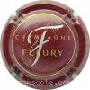 Capsule Fleury Champagne Bordeaux, or et argent