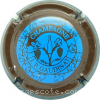 Capsule Gaudinat J. P.  Bleu contour marron
