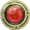 Capsule Piper-Heidsieck Brut, rouge, contour or