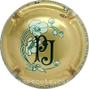 Capsule Perrier-Jouet Or, initiales Vert-noir, fleur au verso