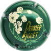 Capsule Perrier-Jouet Fond vert, nom en or, grand dessin