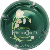 Capsule Perrier-Jouet Fond vert, nom en blanc
