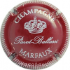 Capsule Pavot-Ballassi Bodeaux foncé et blanc, striée