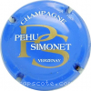 Capsule Pehu-Simonet Fond bleu, blanc et or
