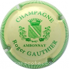 Capsule Gauthier Roger  Crème et vert, contour strié