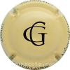 Capsule Guyot Guillaume  Lettres noires, fond crème