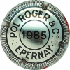 Capsule Pol Roger & C° 1985, Argent et noir