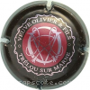Capsule Olivier & Fils (Veuve) Contour marron, lettres argent