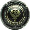 Capsule Henriot Rose noire, noir et or