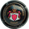 Capsule Palmer Fond noir, blanc et rose. Taille moyenne