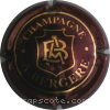 Capsule Bergère André Bordeaux foncé et or