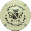 Capsule Ponsart-Brochet Crème et noir