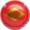 Capsule Herard Paul Rouge et or brillant, Anonyme