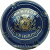 Capsule Heringer Vve Bleu et or brillant