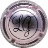 Capsule Lacourte-Guillemart Rosé-violacé et noir