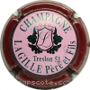 Capsule Lagille P. et F. Contour bordeaux, fond rose