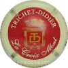 Capsule Trichet Didier La croix mont, bordeaux, contour crème