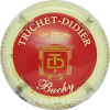 Capsule Trichet Didier Buchy, bordeaux, contour crème