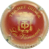Capsule Trichet Didier Les Varennes, fond bordeaux