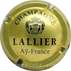 Capsule Lallier Or et noir, petit écusson
