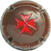 Capsule Lanson Marron et rouge, estampé en creux