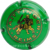 Capsule Taittinger Vert et or