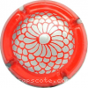 Capsule Taittinger Imai, orange et argent, anonyme