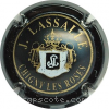 Capsule Lassalle J. Noir et or , verso métal