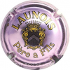Capsule Launois Père & Fils Rosé et or, couronne avec points