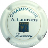 Capsule Laurans A. Blanc et bleu, cercle or