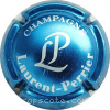 Capsule Laurent Perrier Bleu métallisé et argent