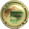 Capsule Laval François Or, marron écriture verte