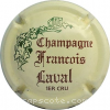 Capsule Laval François Crème, vert écriture marron