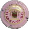 Capsule Le Brun De Neuville Rose, or et bordeaux