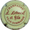 Capsule Leboeuf L. & Fils Crème et marron, écriture épaisse