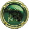 Capsule Leboeuf Alain Vert et or, inscription sur contour