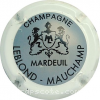 Capsule Leblond-Mauchamp Fond argent, contour blanc