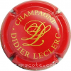 Capsule Leclerc Didier Rouge et or