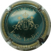 Capsule Leclere Emile Vert foncé et or, strié