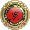 Capsule Lejeune P. et F. Fond rouge, contour or brillant