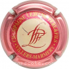 Capsule Lejeune P. et F. Fond blanc cassé, contour rosé