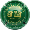 Capsule Mansard Joël Vert foncé et or 